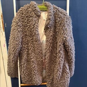 P.J. Salvage Gray Teddy Jacket